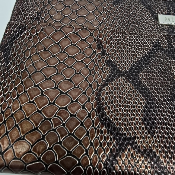 MICHE Envelope Clutch Bag Jen Snake Skin Shell - Picture 9 of 9